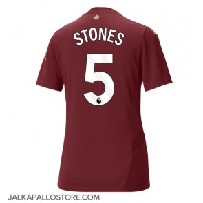 Manchester City John Stones #5 Kolmaspaita Naisten 2024-25 Lyhythihainen